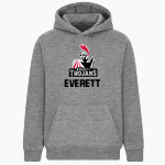 Everett Trojan BSN SPORTS Youth Cotton Rich Fleece Hoodie Front Thumbnail