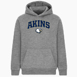 Akins Eagles <span class="pdp-name-mascot">Akins Eagles</span> BSN SPORTS Youth Cotton Rich Fleece Hoodie Front Thumbnail