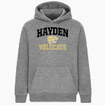 HAYDEN HIGH SCHOOL WILDCATS <span class="pdp-name-mascot">HAYDEN WILDCATS</span> BSN SPORTS Youth Cotton Rich Fleece Hoodie Front Thumbnail