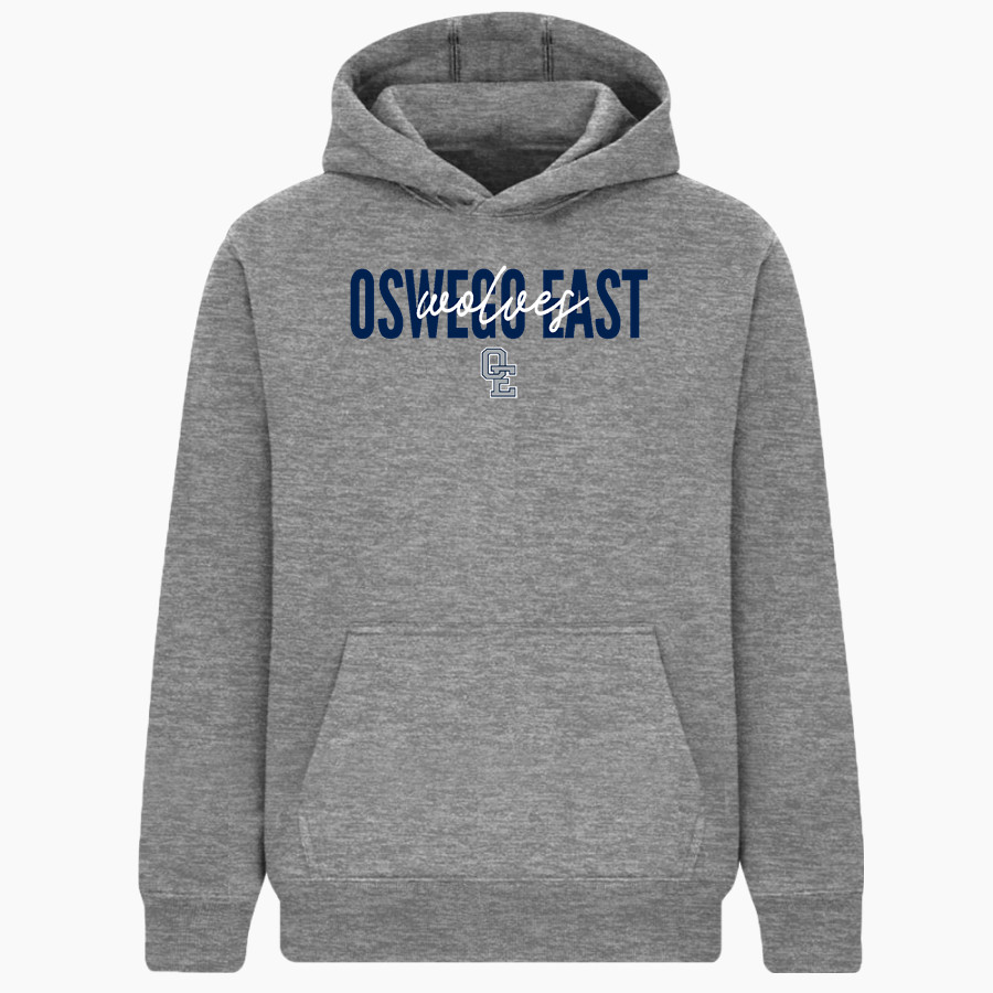 Oswego East Wolves <span class="pdp-name-mascot">Oswego East Wolves</span> BSN SPORTS Youth Cotton Rich Fleece Hoodie