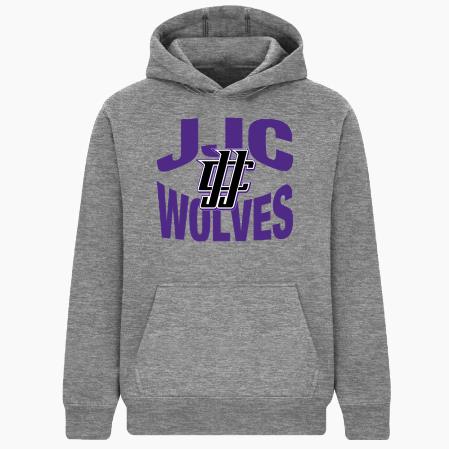 JJC Wolves <span class="pdp-name-mascot">JJC Wolves</span> BSN SPORTS Youth Cotton Rich Fleece Hoodie