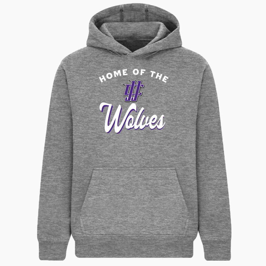 JJC Wolves BSN SPORTS Youth Cotton Rich Fleece Hoodie