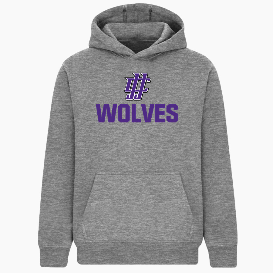 JJC Wolves BSN SPORTS Youth Cotton Rich Fleece Hoodie
