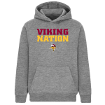 VIEWMONT HIGH SCHOOL VIKINGS <span class="pdp-name-mascot">VIEWMONT VIKINGS</span> BSN SPORTS Youth Cotton Rich Fleece Hoodie Front Thumbnail
