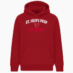 St. John's Prep Red Storm BSN SPORTS Youth Cotton Rich Fleece Hoodie Front Thumbnail