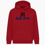 Maternity Bvm Blue Jays <span class="pdp-name-mascot">Maternity Bvm Blue Jays</span> BSN SPORTS Youth Cotton Rich Fleece Hoodie Front Thumbnail