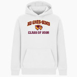 Au Gres-Sims HIGH SCHOOL WOLVERINES <span class="pdp-name-mascot">AU GRES - SIMS WOLVERINES</span> BSN SPORTS Youth Cotton Rich Fleece Hoodie Front Thumbnail