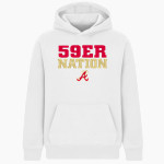 Andrean 59ers BSN SPORTS Youth Cotton Rich Fleece Hoodie Front Thumbnail
