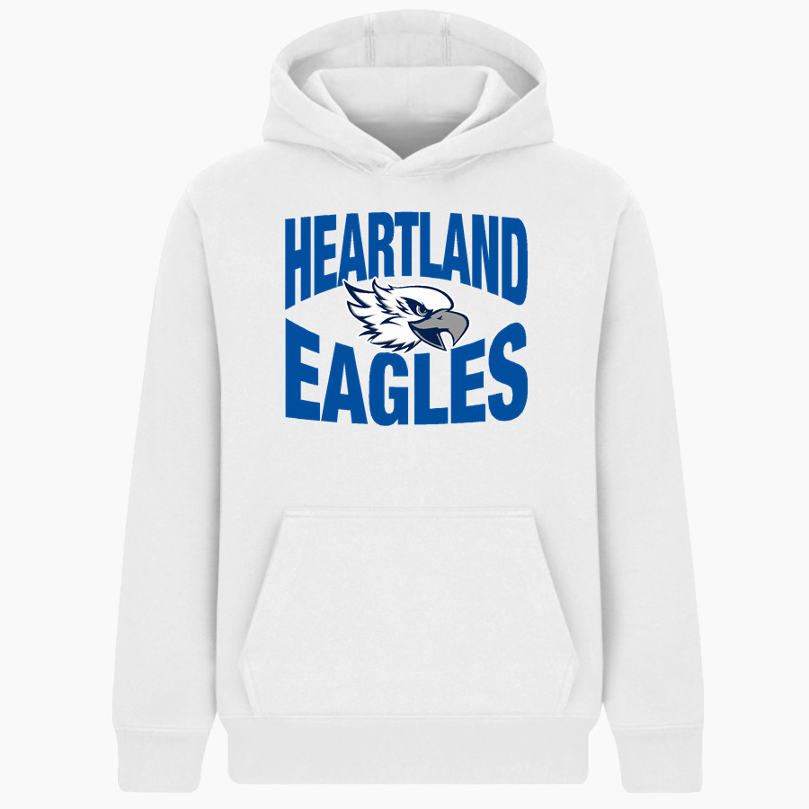 HEARTLAND CHRISTIAN ACADEMY EAGLES <span class="pdp-name-mascot">HEARTLAND EAGLES</span> BSN SPORTS Youth Cotton Rich Fleece Hoodie