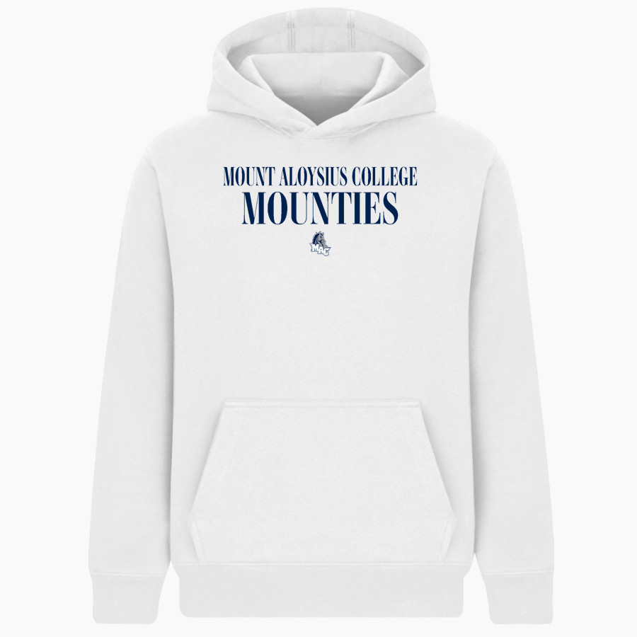 Mount Aloysius College Mounties BSN SPORTS Youth Cotton Rich Fleece Hoodie