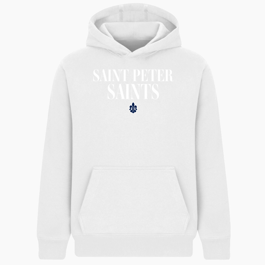 Saint Peter High School SAINTS ONLINE STORE <span class="pdp-name-mascot">Saint Peter Saints</span> BSN SPORTS Youth Cotton Rich Fleece Hoodie