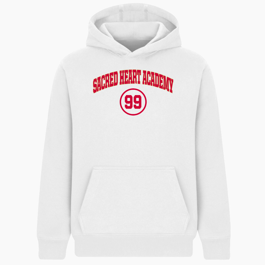 Sacred Heart Academy lead with heart BSN SPORTS Youth Cotton Rich Fleece Hoodie
