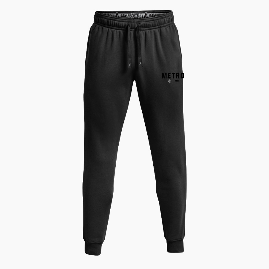 METRO ACADEMIC & CLASSICAL HIGH SCHOOL Online Store <span class="pdp-name-mascot">METRO ACADEMY & CLASSICAL METRO PANTHERS</span> BSN SPORTS Men's Cotton Rich Fleece Joggers