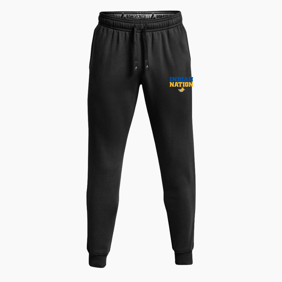 JACKSONVILLE HIGH SCHOOL INDIANS <span class="pdp-name-mascot">JACKSONVILLE INDIANS/MAIDENS</span> BSN SPORTS Men's Cotton Rich Fleece Joggers