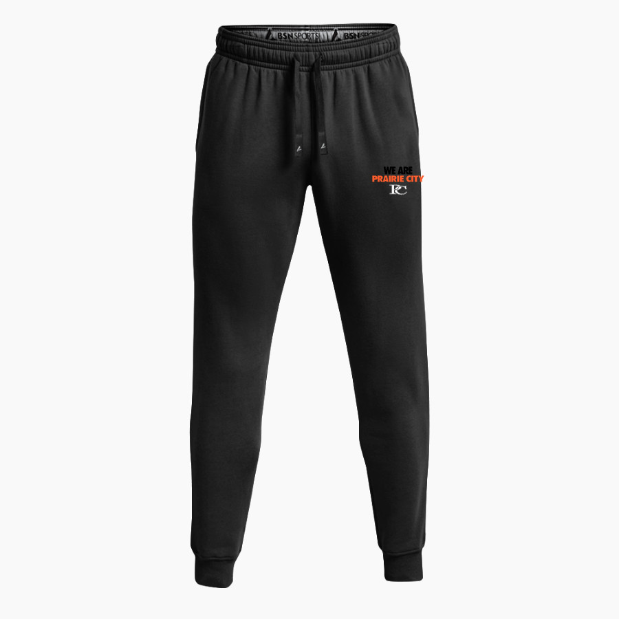 PRAIRIE CITY SCHOOL PANTHERS <span class="pdp-name-mascot">PRAIRIE CITY PANTHERS</span> BSN SPORTS Men's Cotton Rich Fleece Joggers