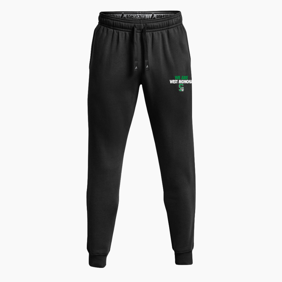 WEST MONONA HIGH SCHOOL SPARTANS BSN SPORTS Men's Cotton Rich Fleece Joggers