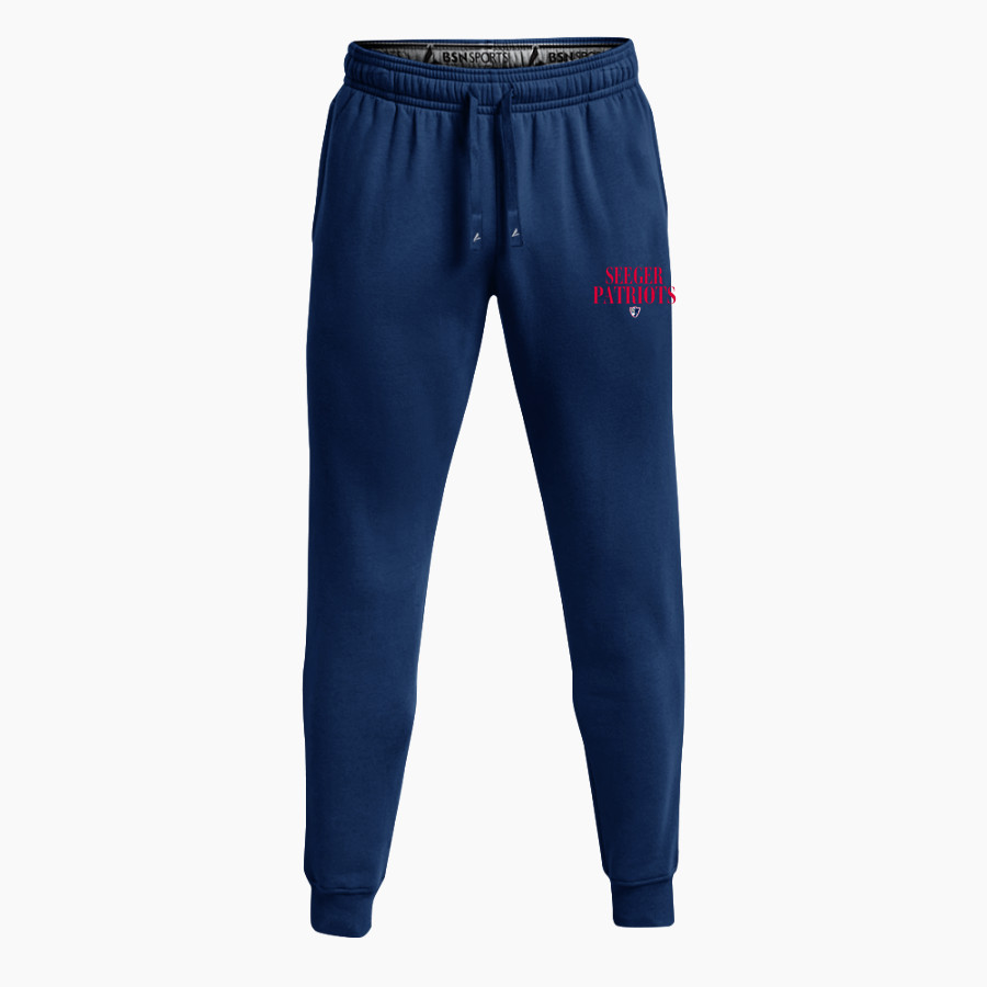 SEEGER HIGH SCHOOL PATRIOTS <span class="pdp-name-mascot">SEEGER PATRIOTS</span> BSN SPORTS Men's Cotton Rich Fleece Joggers