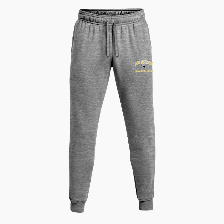 BIG SPRING HIGH SCHOOL STEERS <span class="pdp-name-mascot">BIG SPRING STEERS</span> BSN SPORTS Men's Cotton Rich Fleece Joggers