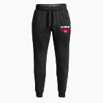 Red Top Miners BSN SPORTS Women's Cotton Rich Fleece Joggers Front Thumbnail