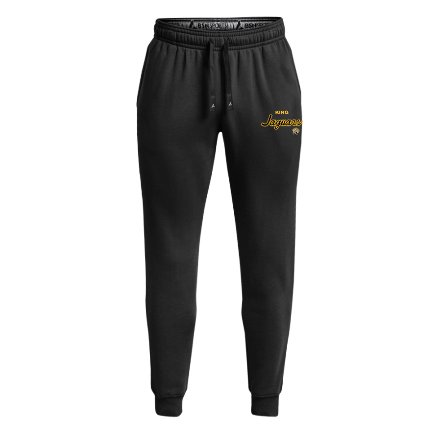 KING HIGH SCHOOL JAGUARS <span class="pdp-name-mascot">KING JAGUARS</span> BSN SPORTS Women's Cotton Rich Fleece Joggers