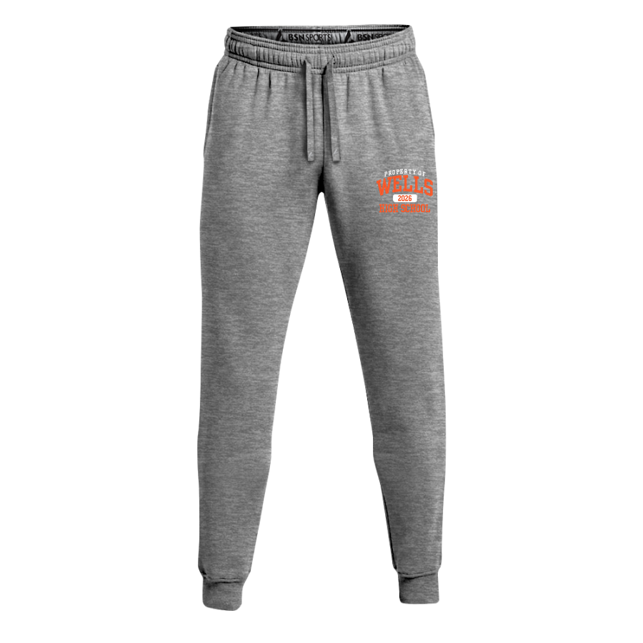 WELLS HIGH SCHOOL LEOPARDS <span class="pdp-name-mascot">WELLS LEOPARDS</span> BSN SPORTS Youth Cotton Rich Fleece Joggers