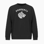 PBS HSA Wolves BSN SPORTS Men's Cotton Rich Fleece Crew Neck Front Thumbnail