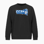 CCSU Blue Devils BSN SPORTS Men's Cotton Rich Fleece Crew Neck Front Thumbnail