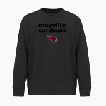 MAYVILLE HIGH SCHOOL CARDINALS BSN SPORTS Men's Cotton Rich Fleece Crew Neck Front Thumbnail