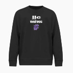 JJC Wolves BSN SPORTS Men's Cotton Rich Fleece Crew Neck Front Thumbnail