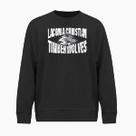Laconia Christian Academy Timberwolves BSN SPORTS Men's Cotton Rich Fleece Crew Neck Front Thumbnail