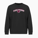 PLATTE-GEDDES COMMUNITY HIGH SCHOOL 11-5 BLACK PANTHERS BSN SPORTS Men's Cotton Rich Fleece Crew Neck Front Thumbnail