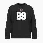 Greenville Spartans BSN SPORTS Men's Cotton Rich Fleece Crew Neck Front Thumbnail