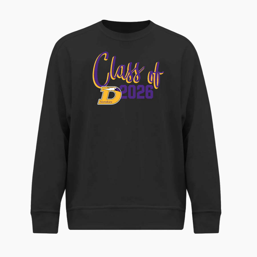 DEFOREST HIGH SCHOOL NORSKIES BSN SPORTS Men's Cotton Rich Fleece Crew Neck