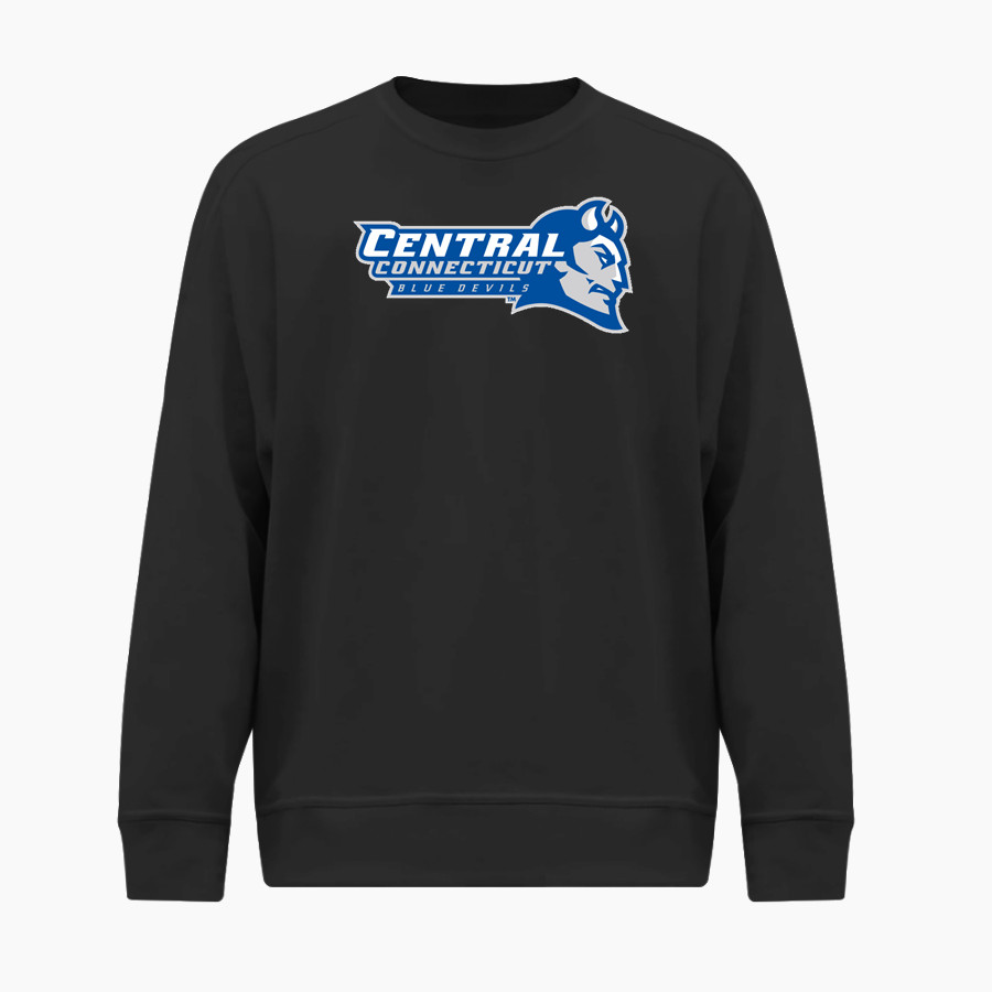 CCSU Blue Devils BSN SPORTS Men's Cotton Rich Fleece Crew Neck
