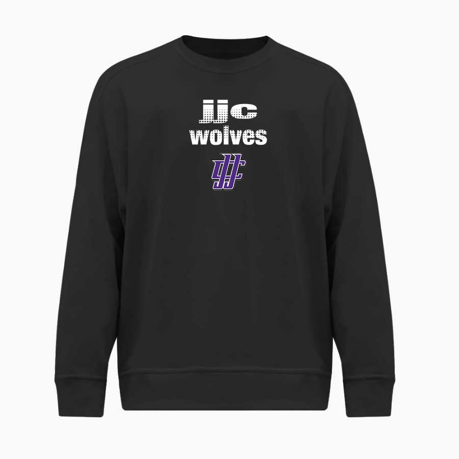 JJC Wolves BSN SPORTS Men's Cotton Rich Fleece Crew Neck