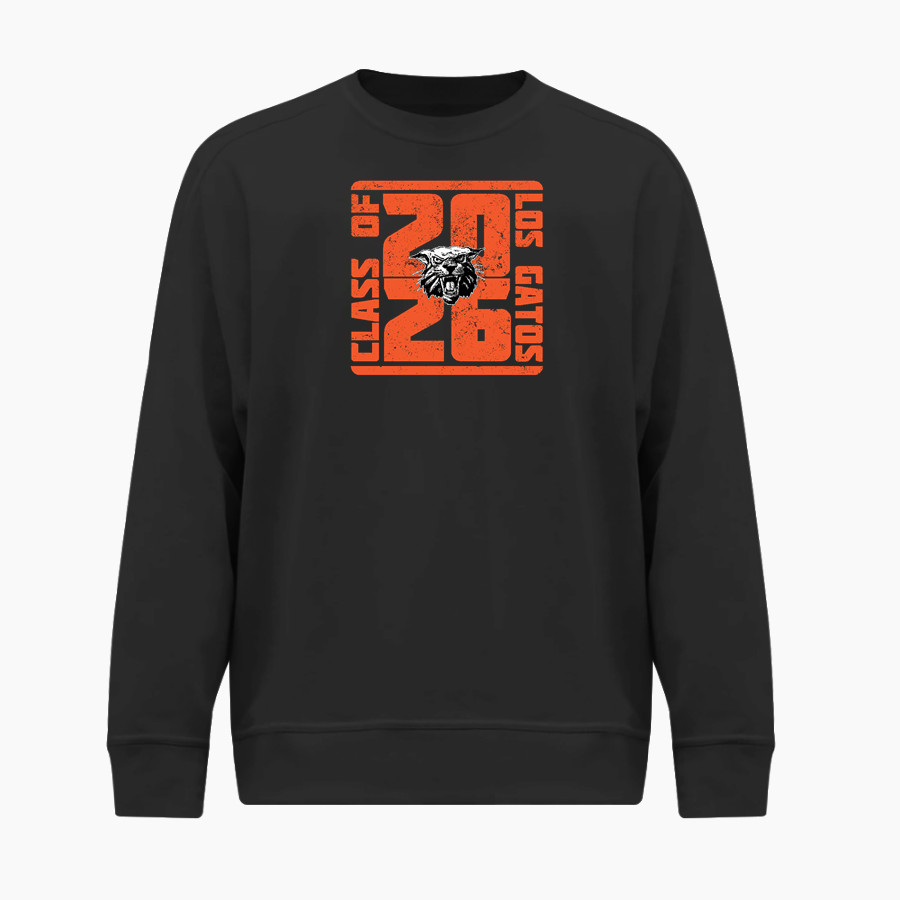 LOS GATOS HIGH SCHOOL WILDCATS <span class="pdp-name-mascot">LOS GATOS WILDCATS</span> BSN SPORTS Men's Cotton Rich Fleece Crew Neck