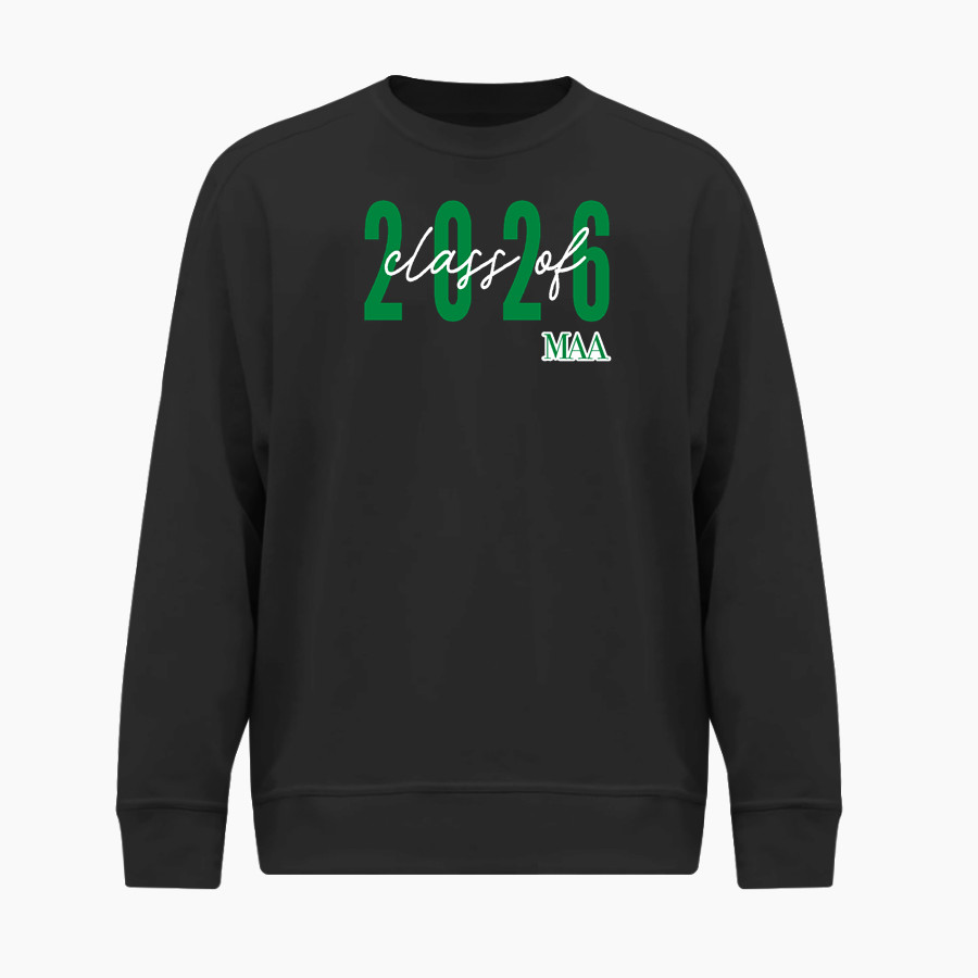 Mount Alvernia Academy Hawks BSN SPORTS Men's Cotton Rich Fleece Crew Neck