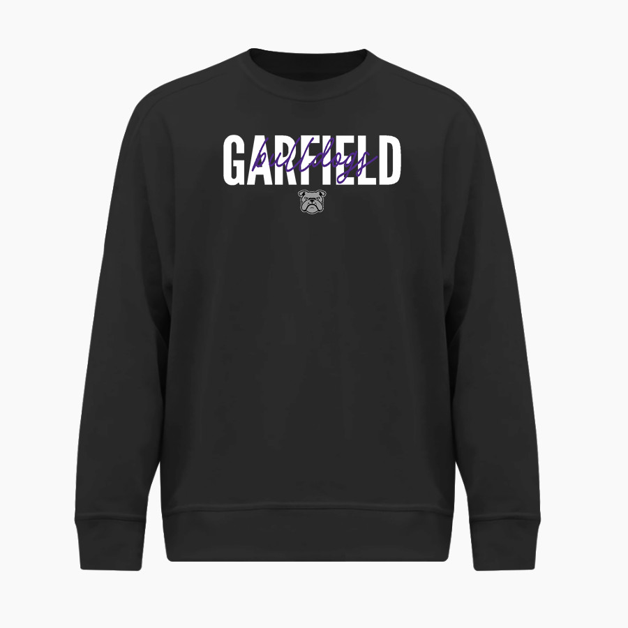 Garfield Bulldogs BSN SPORTS Men's Cotton Rich Fleece Crew Neck