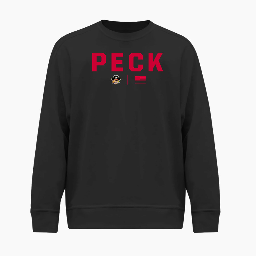PECK COMMUNITY Pirates BSN SPORTS Men's Cotton Rich Fleece Crew Neck