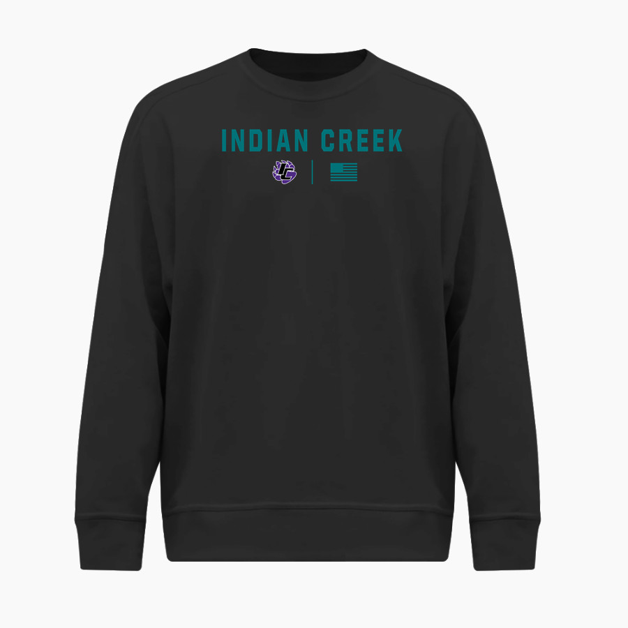 Indian Creek Panthers BSN SPORTS Men's Cotton Rich Fleece Crew Neck