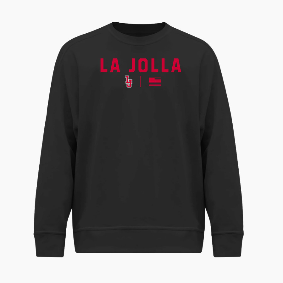 La Jolla Vikings BSN SPORTS Men's Cotton Rich Fleece Crew Neck