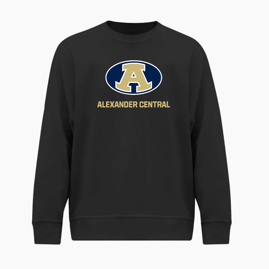 Alexander Central Cougars <span class="pdp-name-mascot">Alexander Central Cougars</span> BSN SPORTS Men's Cotton Rich Fleece Crew Neck