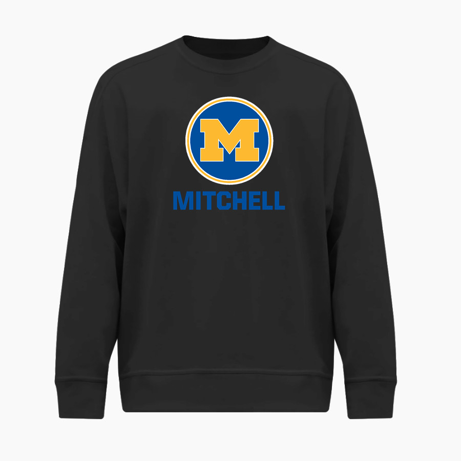 Mitchell Bluejackets <span class="pdp-name-mascot">Mitchell High School Bluejackets</span> BSN SPORTS Men's Cotton Rich Fleece Crew Neck