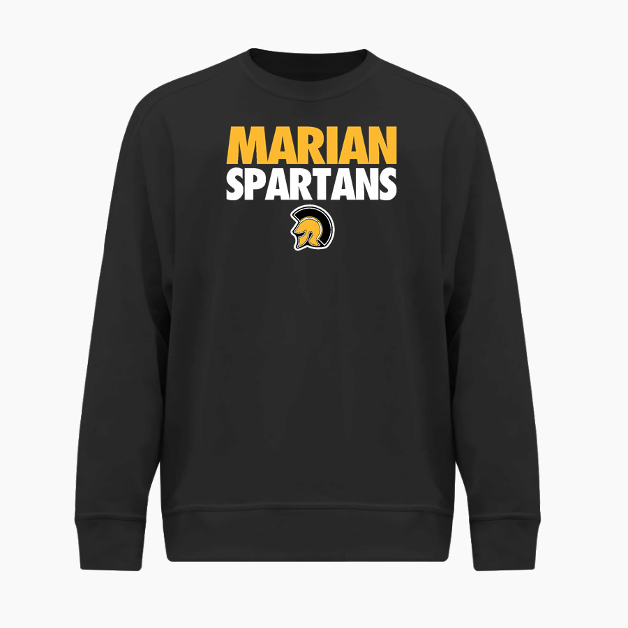 MARIAN CATHOLIC HIGH SCHOOL SPARTANS <span class="pdp-name-mascot">MARIAN SPARTANS</span> BSN SPORTS Men's Cotton Rich Fleece Crew Neck