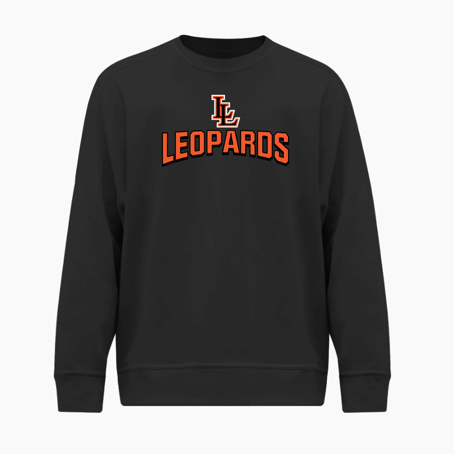 LINDSAY SCHOOL DISTRICT 9 LEOPARDS <span class="pdp-name-mascot">LINDSAY LEOPARDS</span> BSN SPORTS Men's Cotton Rich Fleece Crew Neck