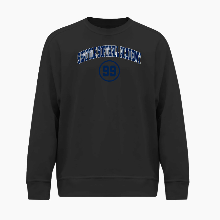 Seattle Softball Academy Seattle <span class="pdp-name-mascot">Seattle Softball Academy</span> BSN SPORTS Men's Cotton Rich Fleece Crew Neck