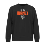 Hornung Elementary Hornets <span class="pdp-name-mascot">Hornung Elementary Hornets</span> BSN SPORTS Men's Cotton Rich Fleece Crew Neck Front Thumbnail