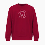LASSITER HIGH SCHOOL TROJANS <span class="pdp-name-mascot">LASSITER TROJANS</span> BSN SPORTS Men's Cotton Rich Fleece Crew Neck Front Thumbnail