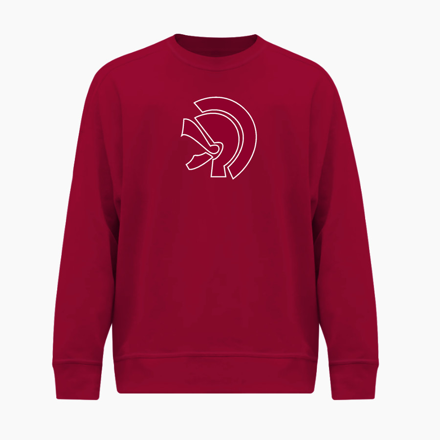 LASSITER HIGH SCHOOL TROJANS <span class="pdp-name-mascot">LASSITER TROJANS</span> BSN SPORTS Men's Cotton Rich Fleece Crew Neck