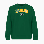 Fuentes Eagles BSN SPORTS Men's Cotton Rich Fleece Crew Neck Front Thumbnail